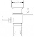 Донный клапан для умывальника Genebre Eco (100200 45) 42145